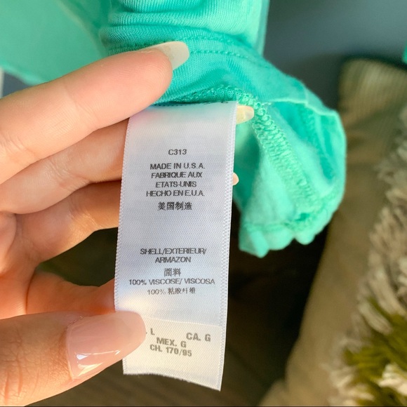 Juicy Couture Teal Long Sleeved Blouse - Picture 3 of 7